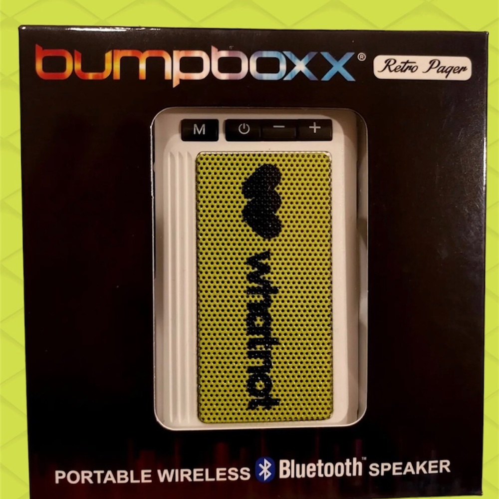 BUMPBOX PAGER "WHATNOT" BLUETOOTH WIRELESS PORTABLE SPEAKER 🔥
